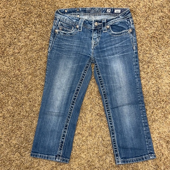 Miss Me Capris Girls Sz 14 - Picture 3 of 5